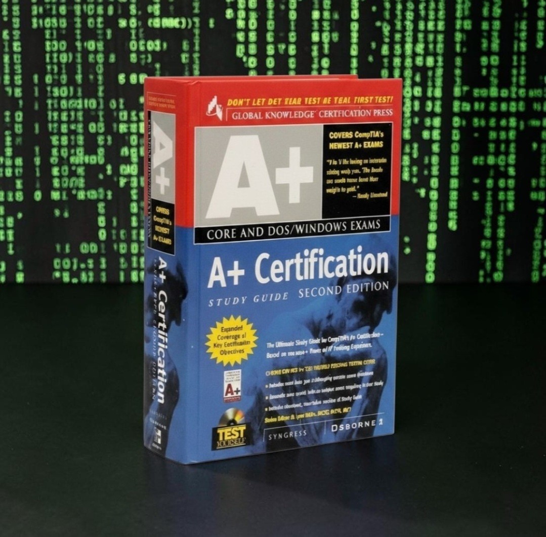 A+ certification 2nd Edition Study Guide Hardcover Book (NO CD-ROM INCLUDED)