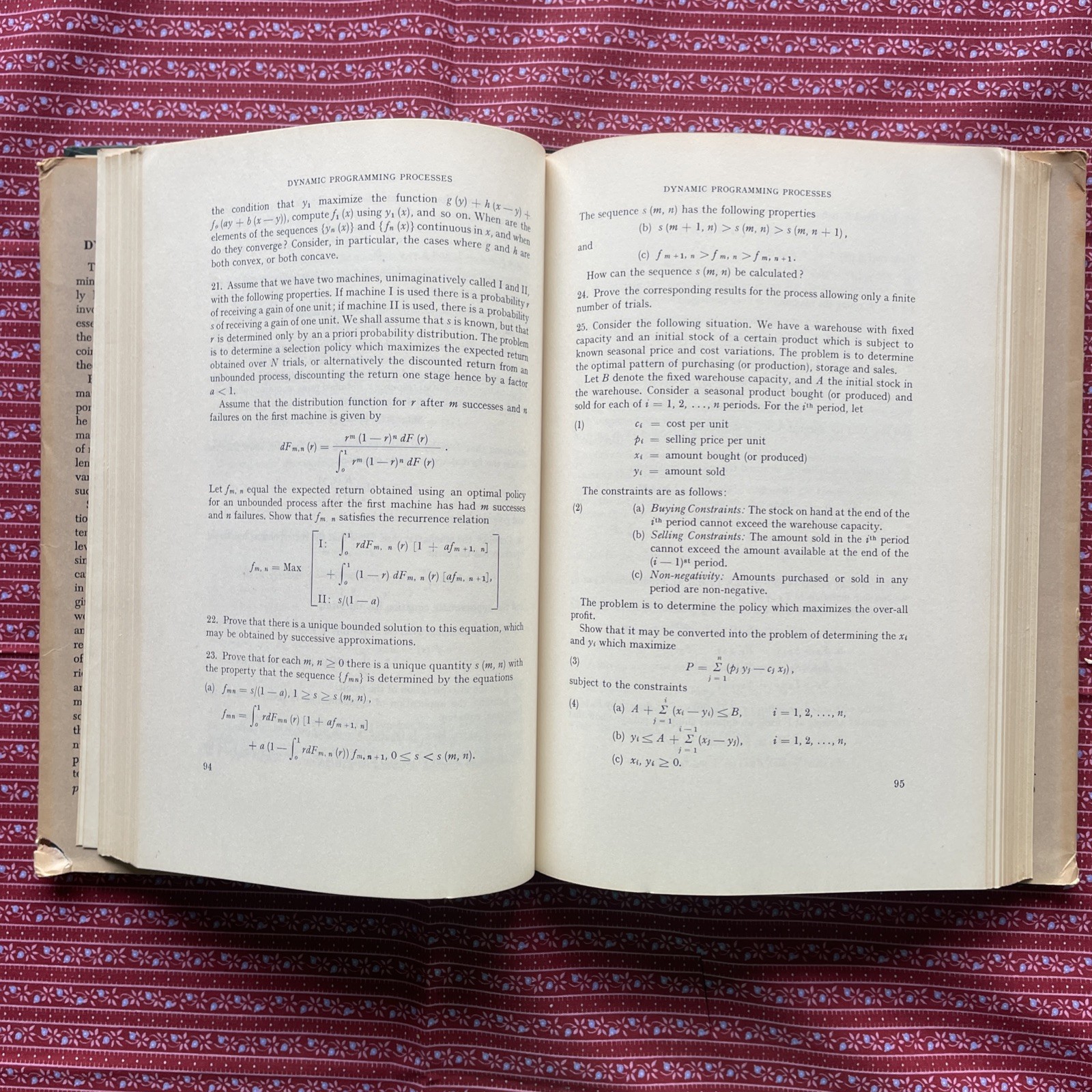Dynamic Programming by Richard E. Bellman (1957, Princeton Rand Corp VTG HCDJ)