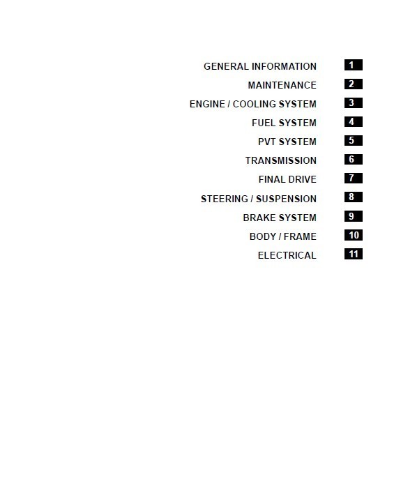2015 Polaris RZR 900 Service Manual: Full Color & Protective Covers