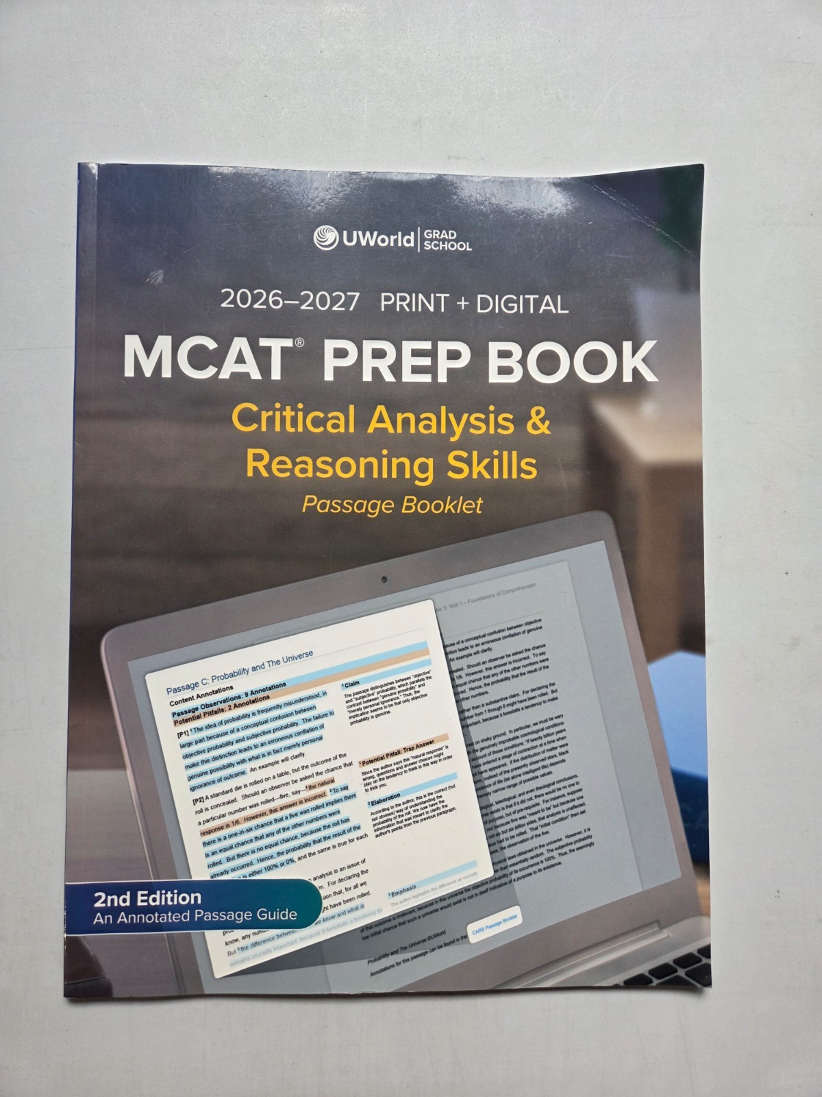 UWorld MCAT UBooks 2026-2027: Critical Analysis & Reasoning Skills Passage…
