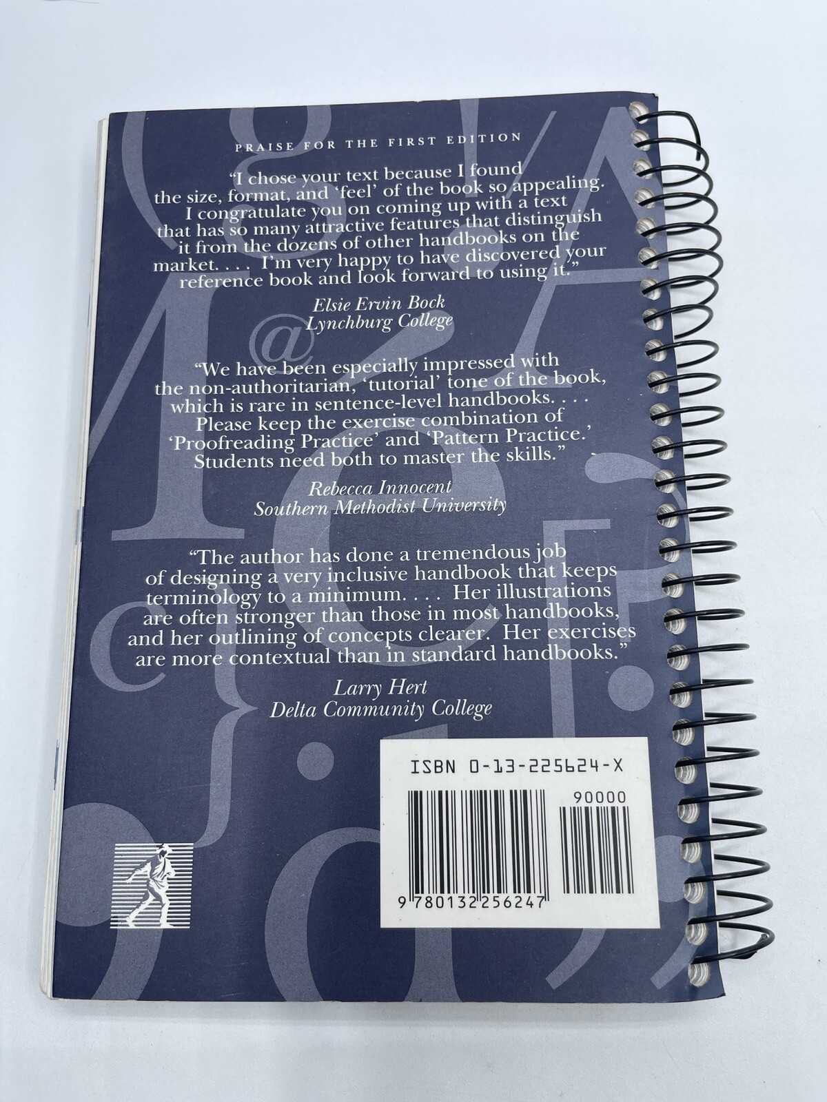 Prentice Hall Reference Guide To Grammer And Usage Harris 2nd Ed Without Exer.