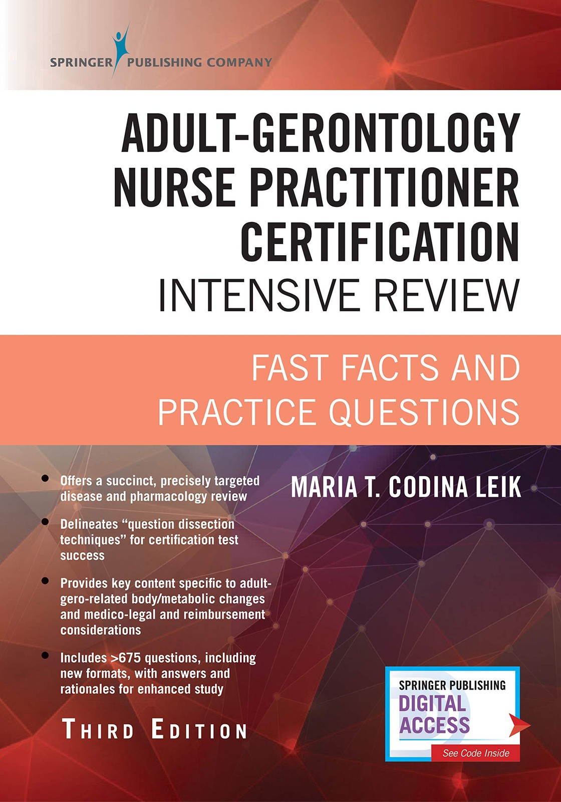 Adult-Gerontology Nurse by Codina Leik MSN APRN FNP-C FNP-BC AGPCNP-BC
