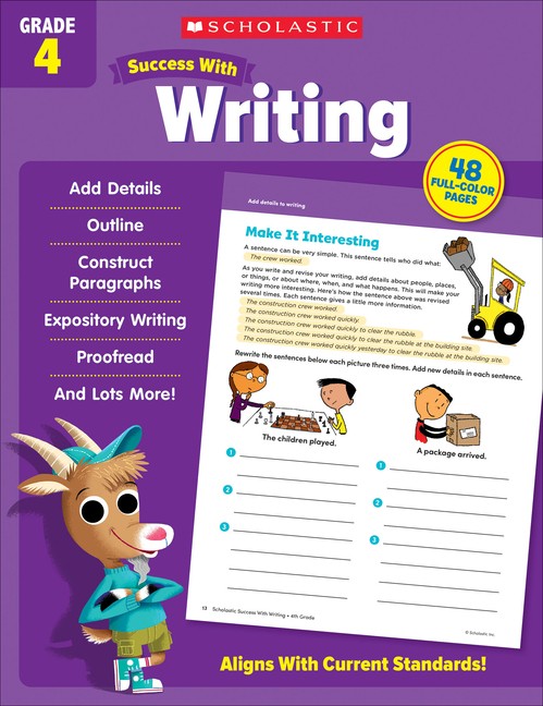 Scholastic Success With Writing Grade 4