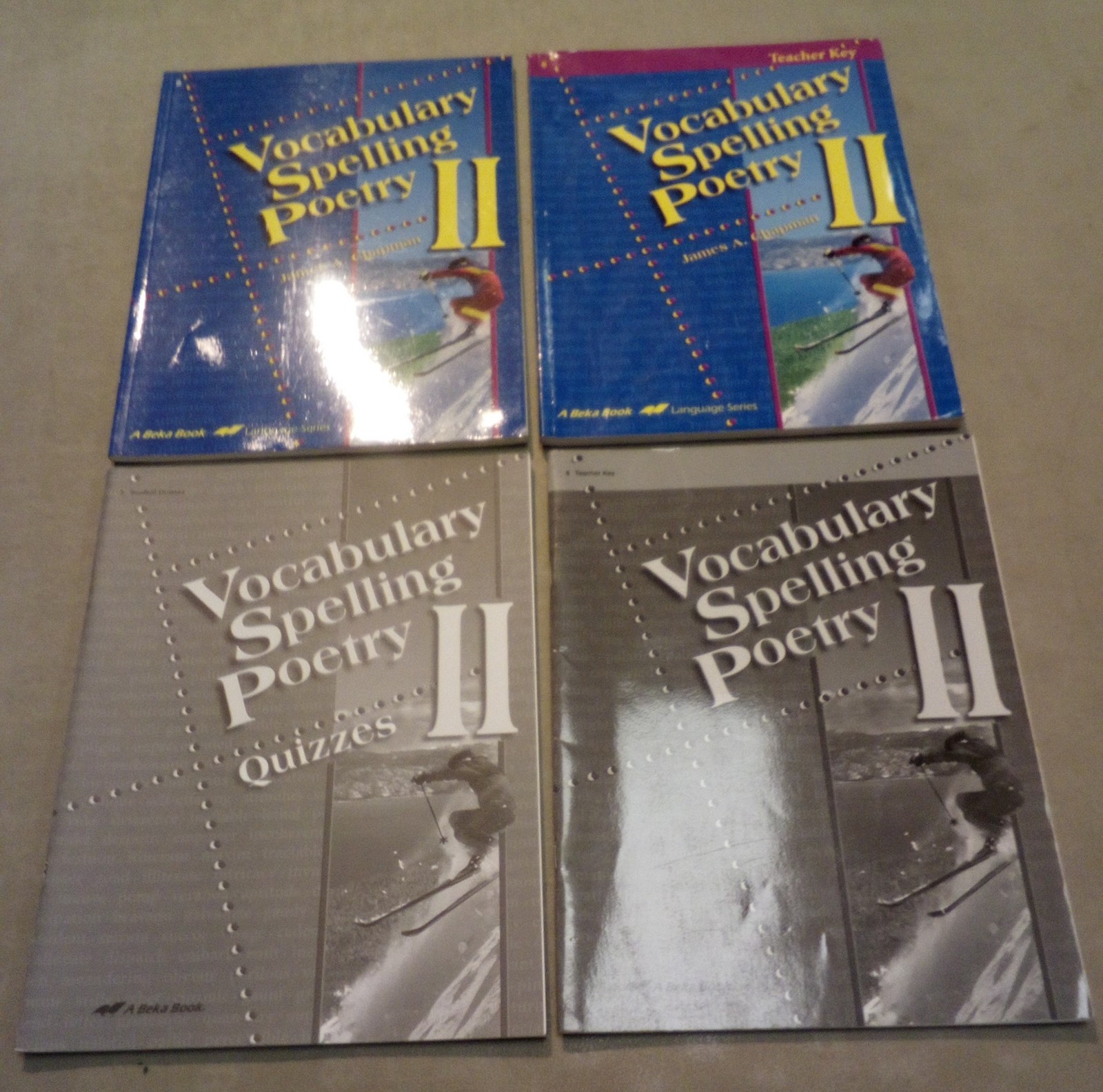 Complete 8th Grade Vocabulary Spelling Poetry II Textbook Set 4th Ed A Beka Book