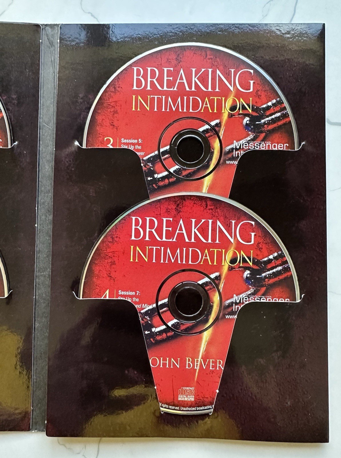 **Breaking Intimidation Curriculum Kit by John Bevere 2008 DVD CD’S + Workbook**