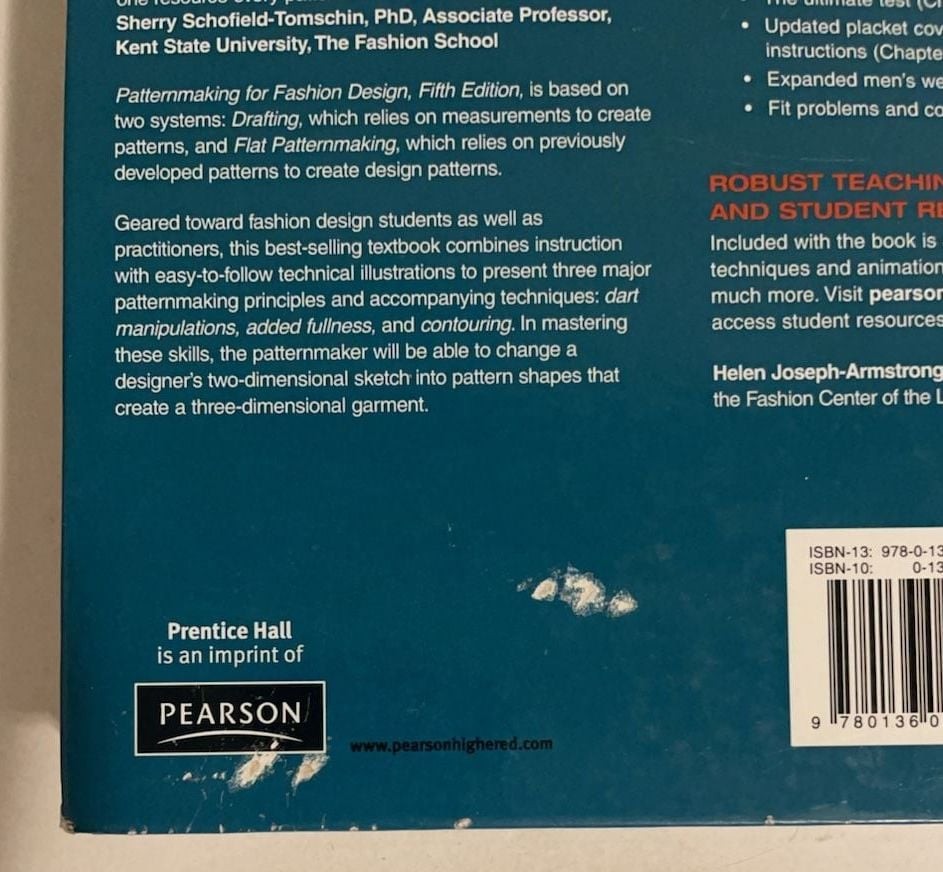 Pattern making for Fashion Design, 5th Edition by Helen Joseph-Armstrong