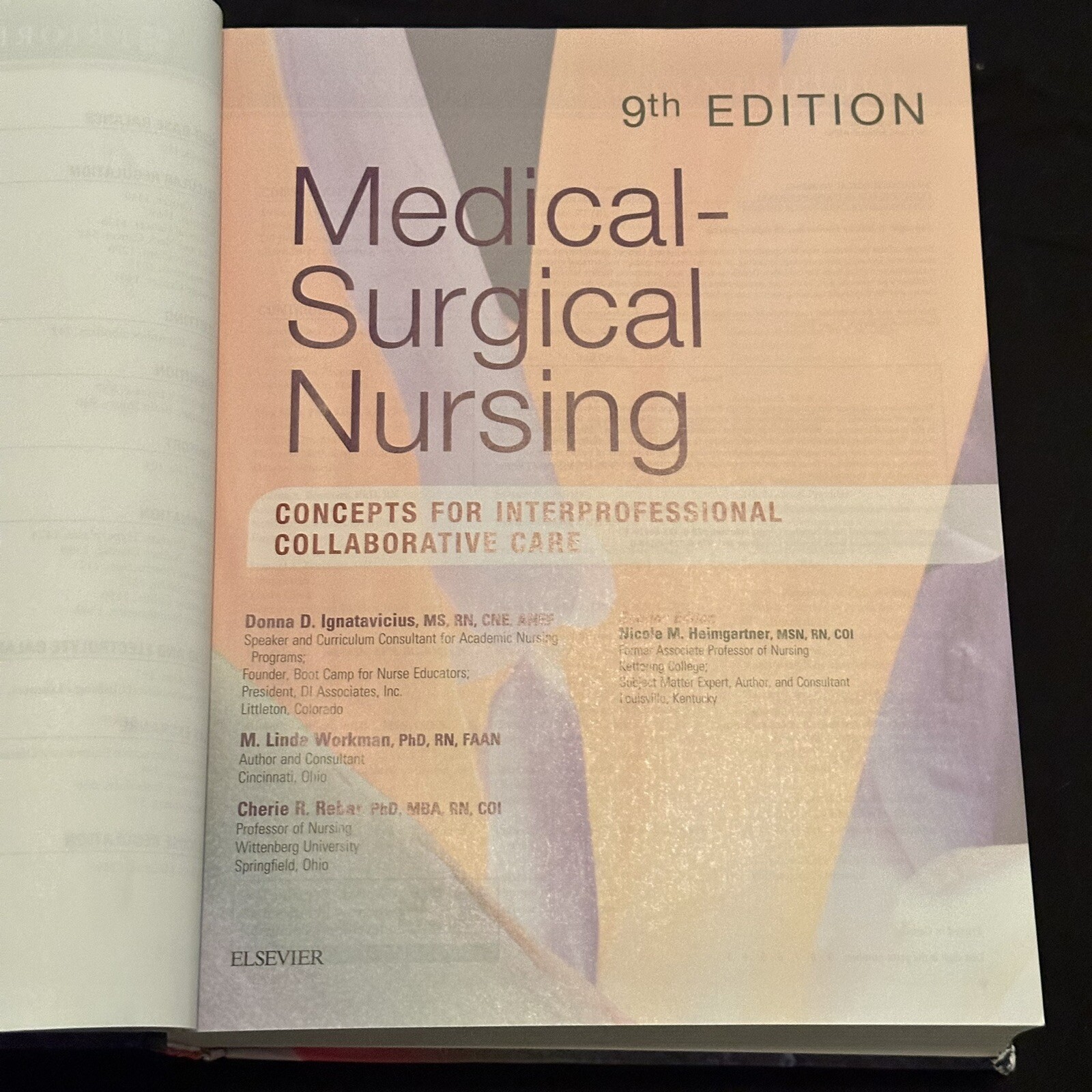 Medical Surgical Nursing Concepts for Interprofessional Collaborative Care