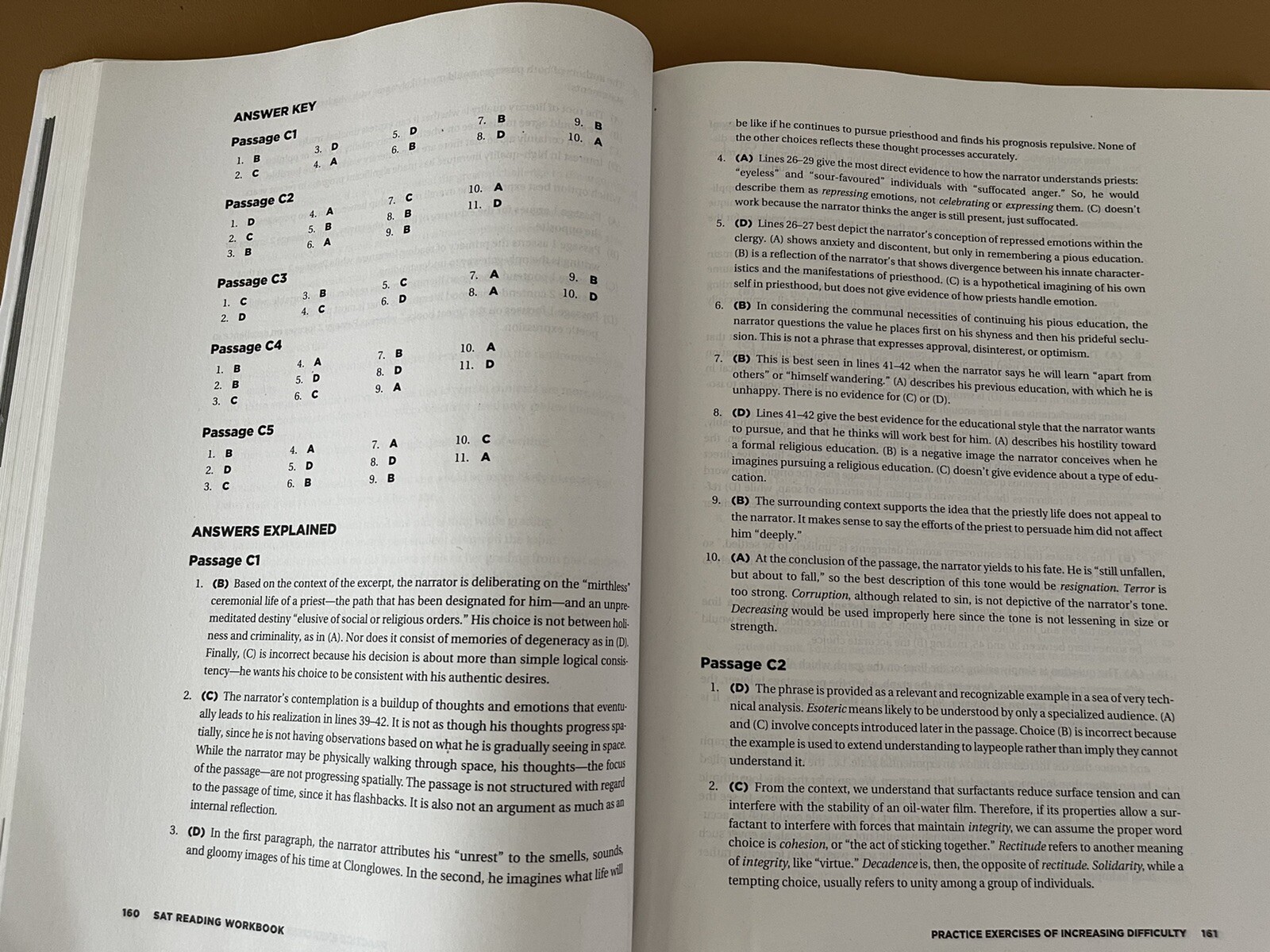 BARRON’S SAT READING WORKBOOK (BARRON’S TEST PREP) By Stewart Brian W. M.ed.
