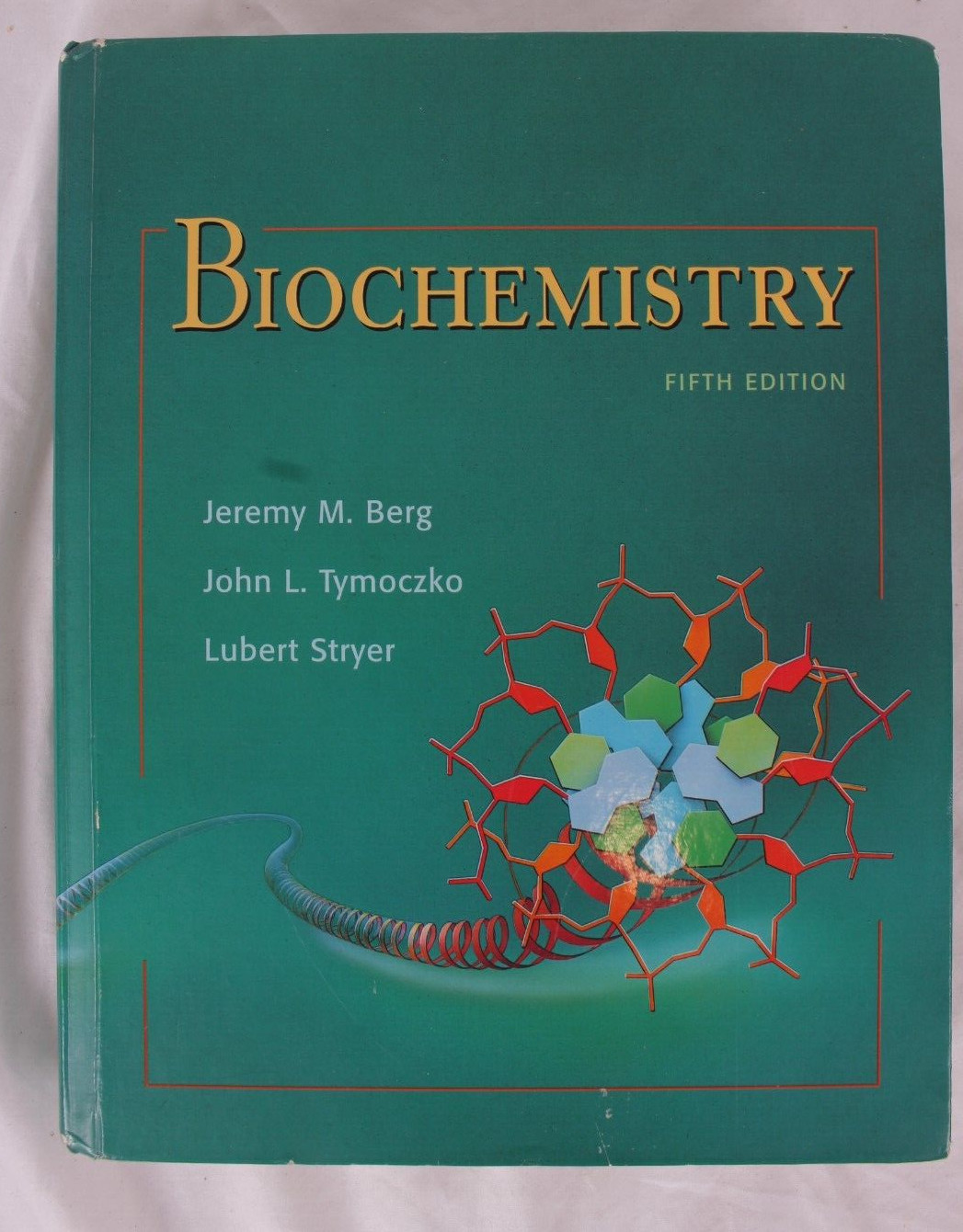Biochemistry by Jeremy M. Berg, Lubert Stryer and John L. Tymoczko (2002,…