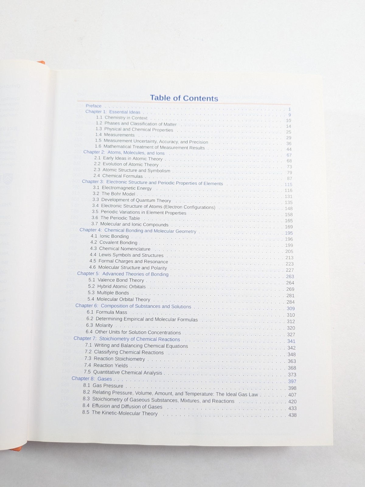 OpenStax UCONN Chemistry Atoms First 2nd Edition Hardcover 2019 Color Version