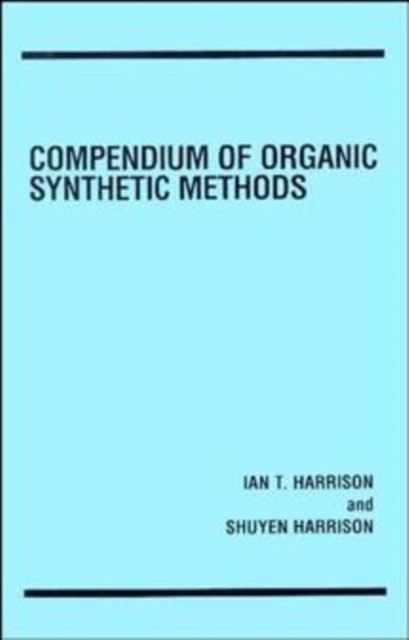 Harrison – Compendium Organic Synthetic V1 – New hardback or cased boo – X555z