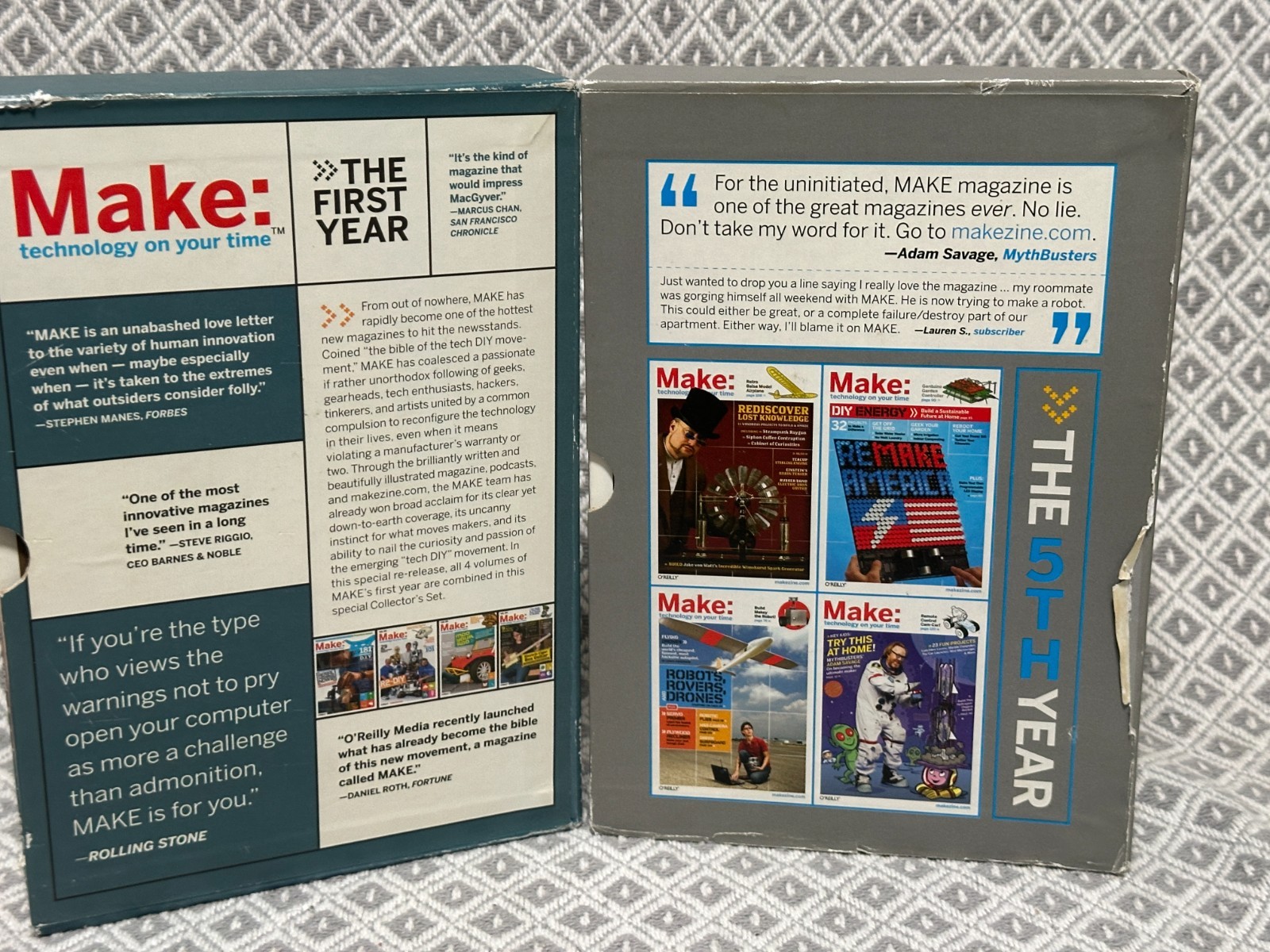 MAKE Magazine: the First Year and Fifth Year