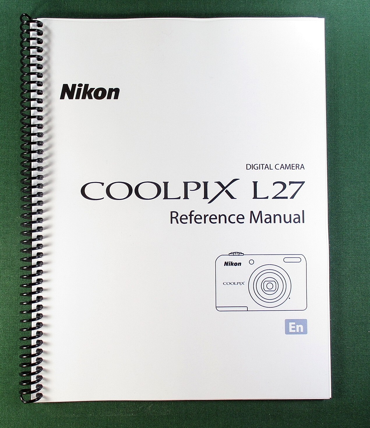 Nikon L27 Reference Manual: 200 Pages & Protective Covers!