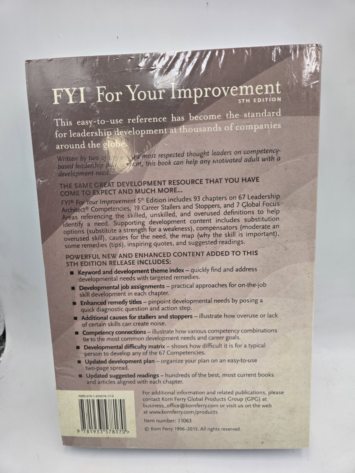 FYI for Your Improvement : A Guide for Development and Coaching for Learners