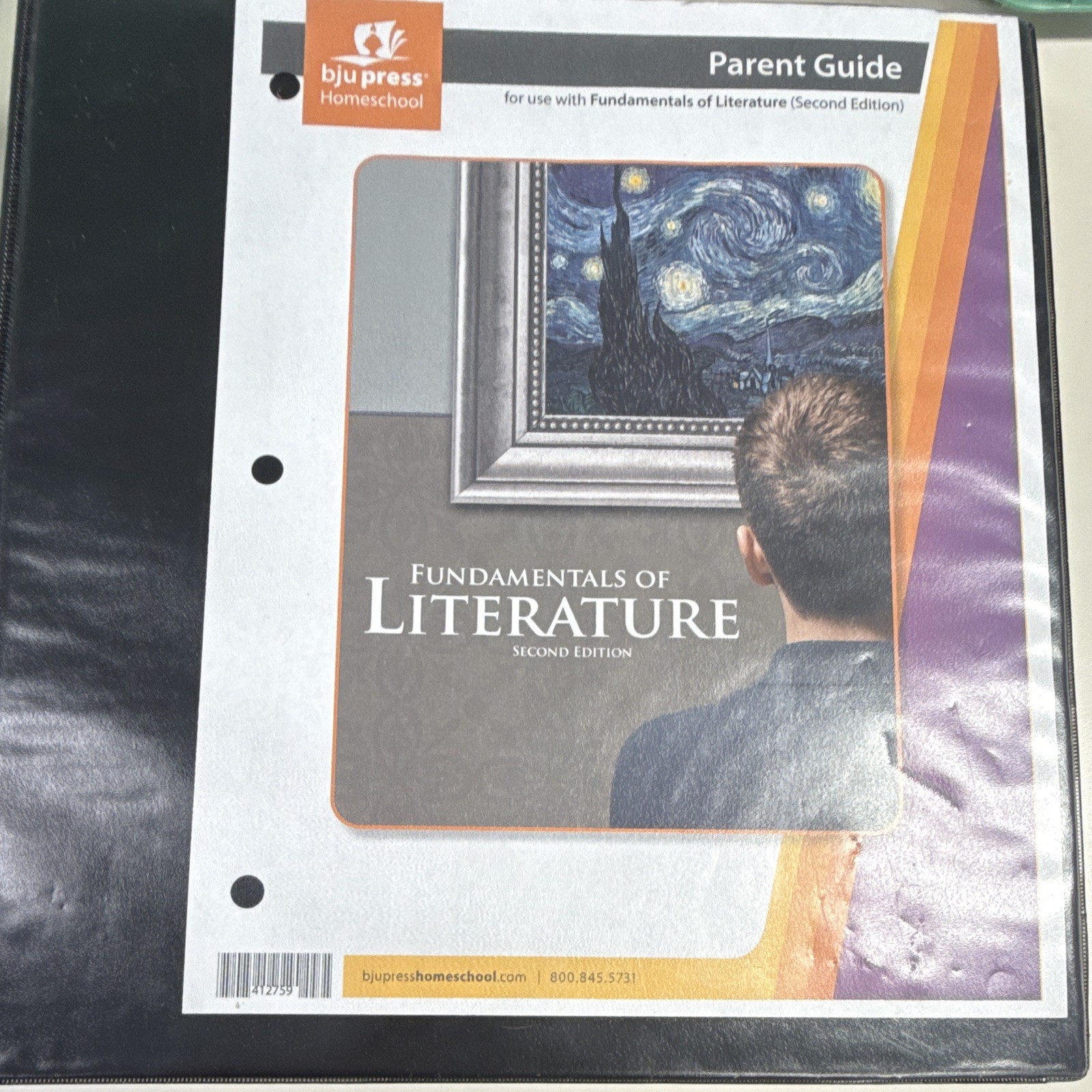 BJU Press Homeschool Fundamentals of Literature 2nd Ed Parent Guide Pringle