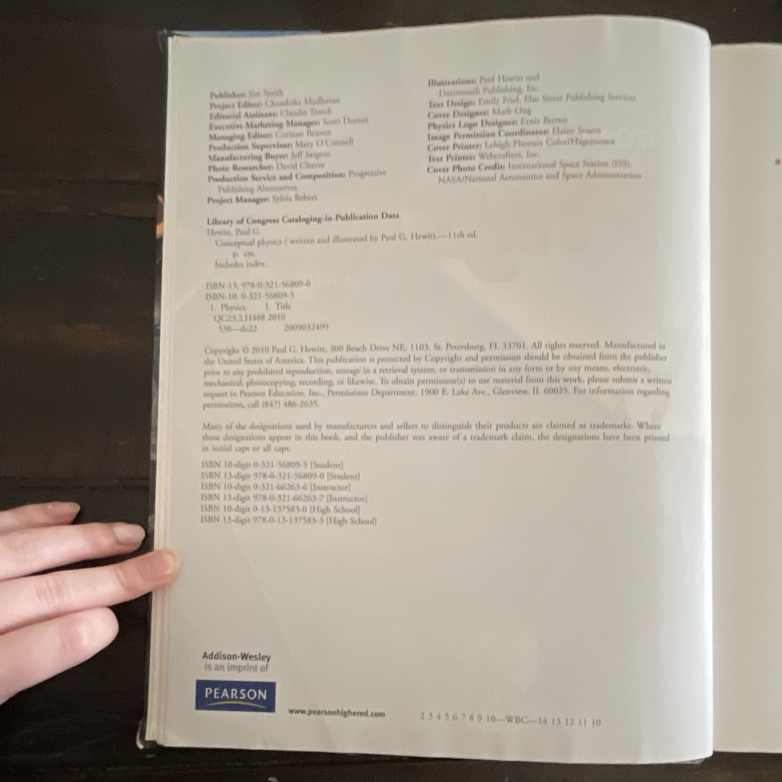 Pearson Conceptual Physics Eleventh Edition Hardcover by Paul G. Hewitt