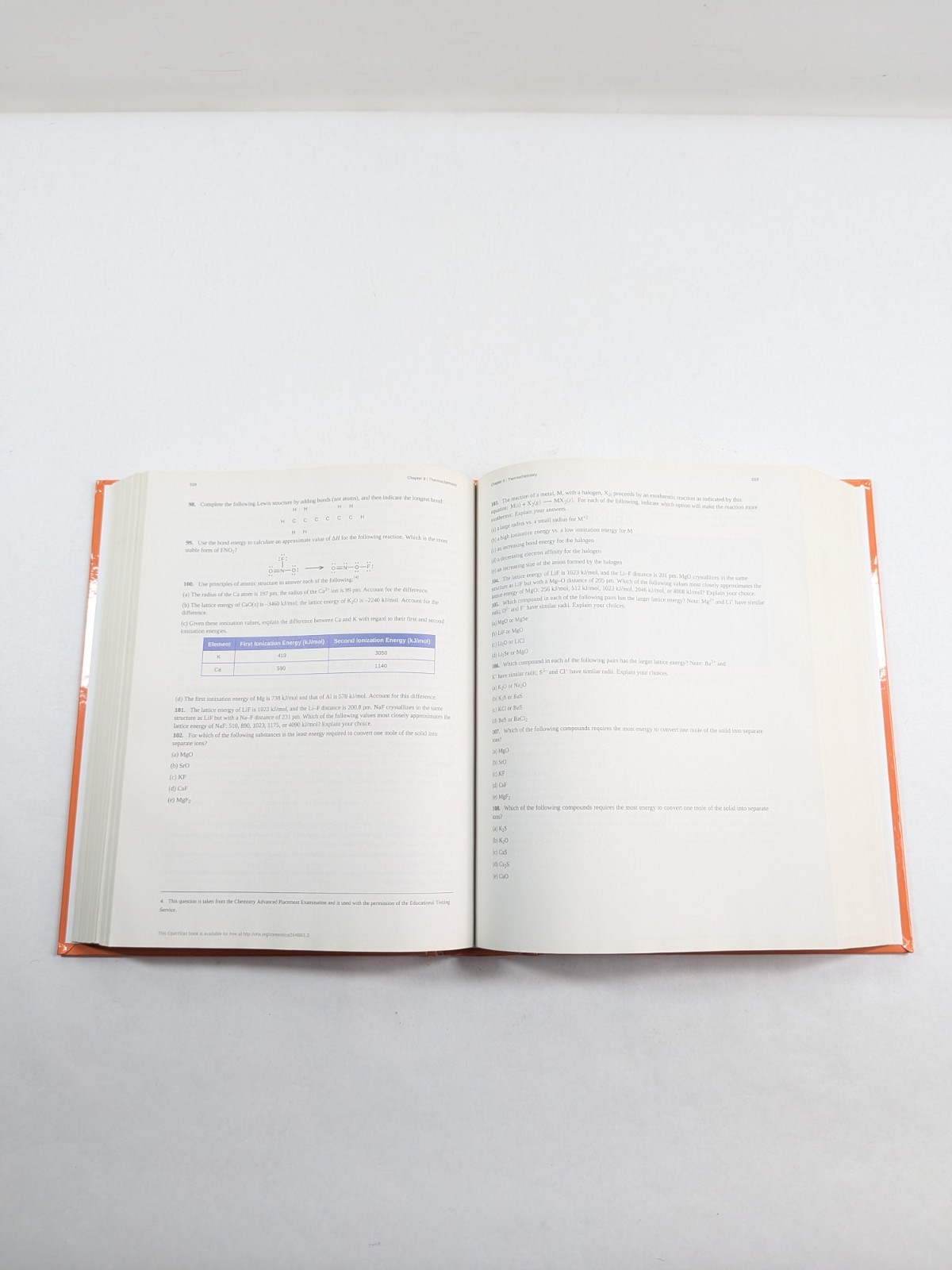 OpenStax UCONN Chemistry Atoms First 2nd Edition Hardcover 2019 Color Version
