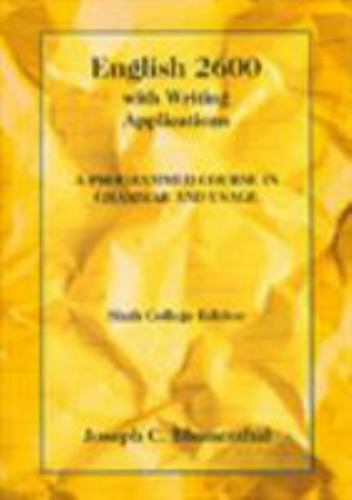ENGLISH 2600 6E COLLEGE ED (College Series) by Blumenthal, Joseph C.