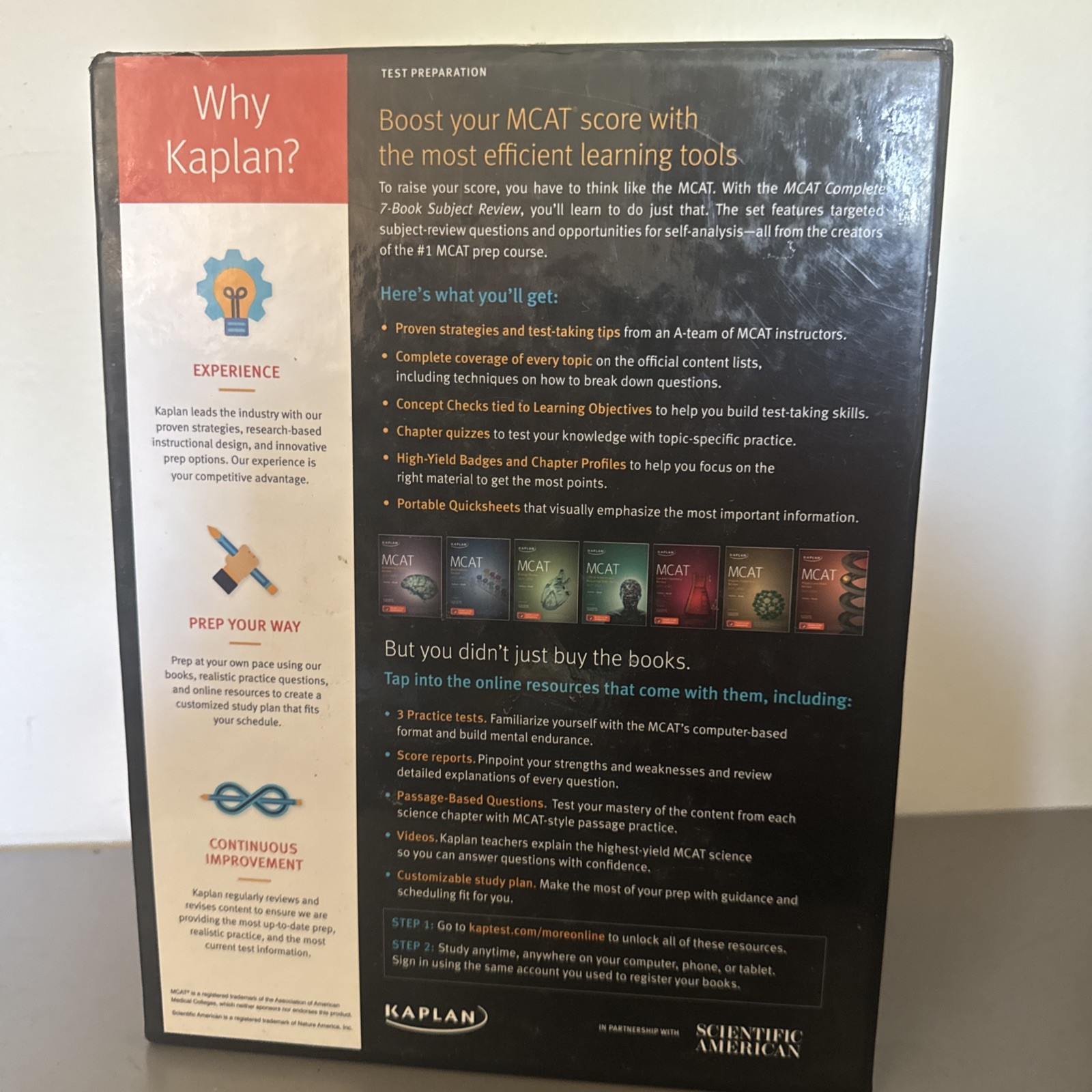 MCAT Complete 7-Book Subject Review 2021-2022 Kaplan Test Prep