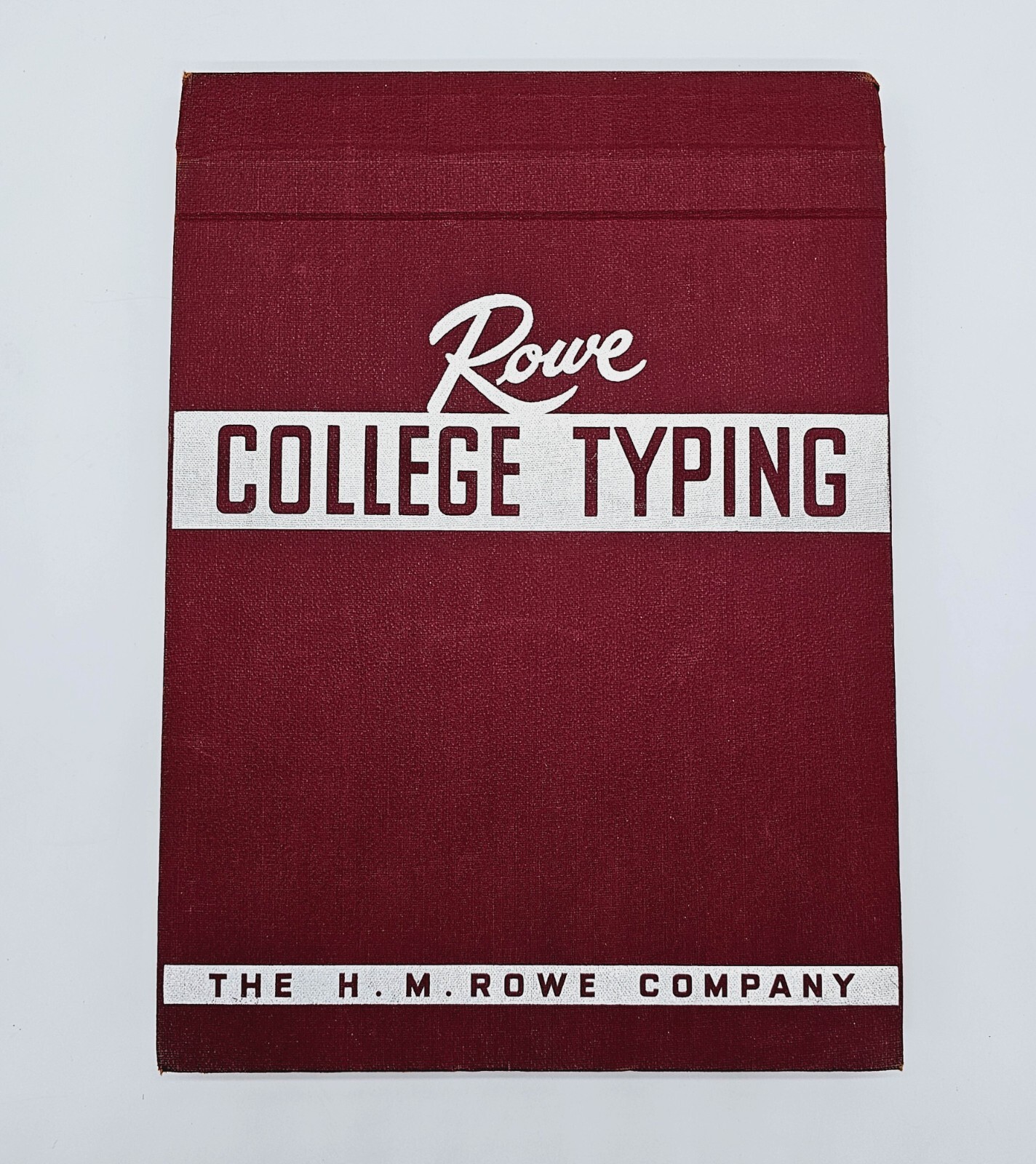 Rowe College Typing 1st Edition Hardcover Textbook Typewriter Instruction Excel