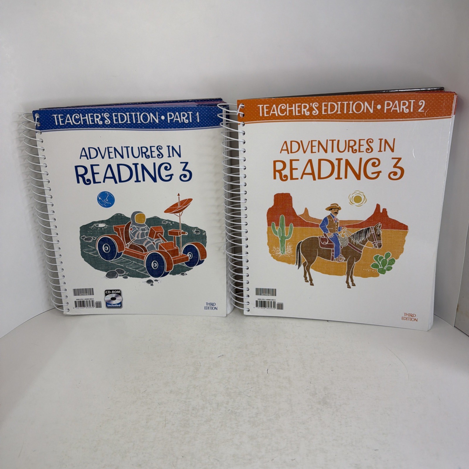 BJU Adventures in Reading 3 Teacher’s Edition Set Parts 1 & 2 + CD 2016 Spiral