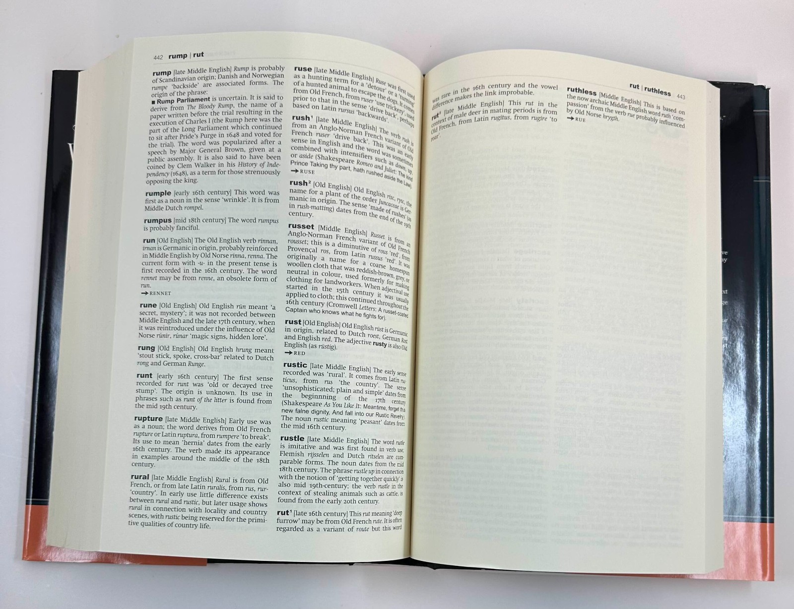 Oxford Dictionary of Word Histories by Glynnis Chantrell (2002, Hardcover)