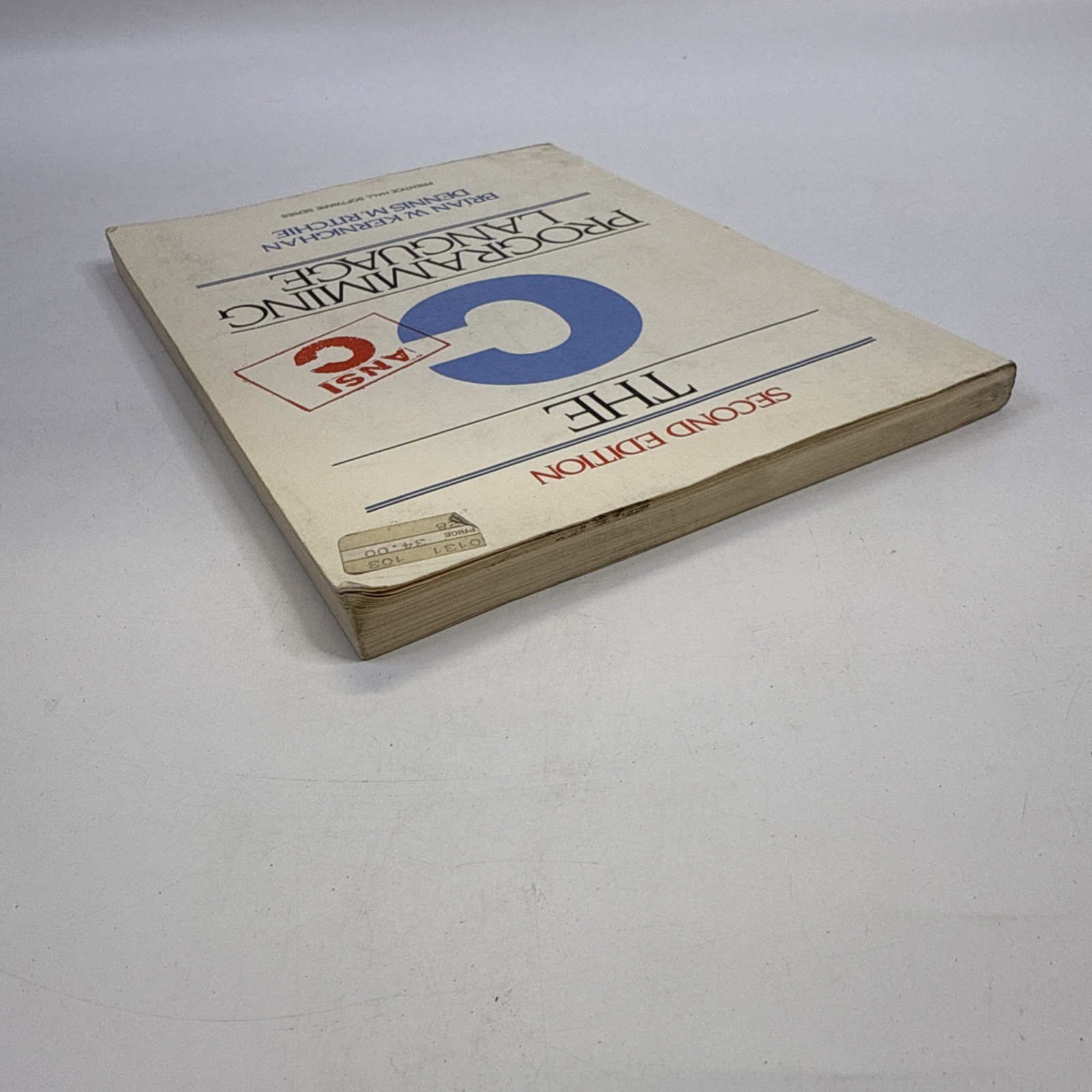 C Programming Language by Brian Kernighan and Dennis Ritchie 1988 Book Vintage