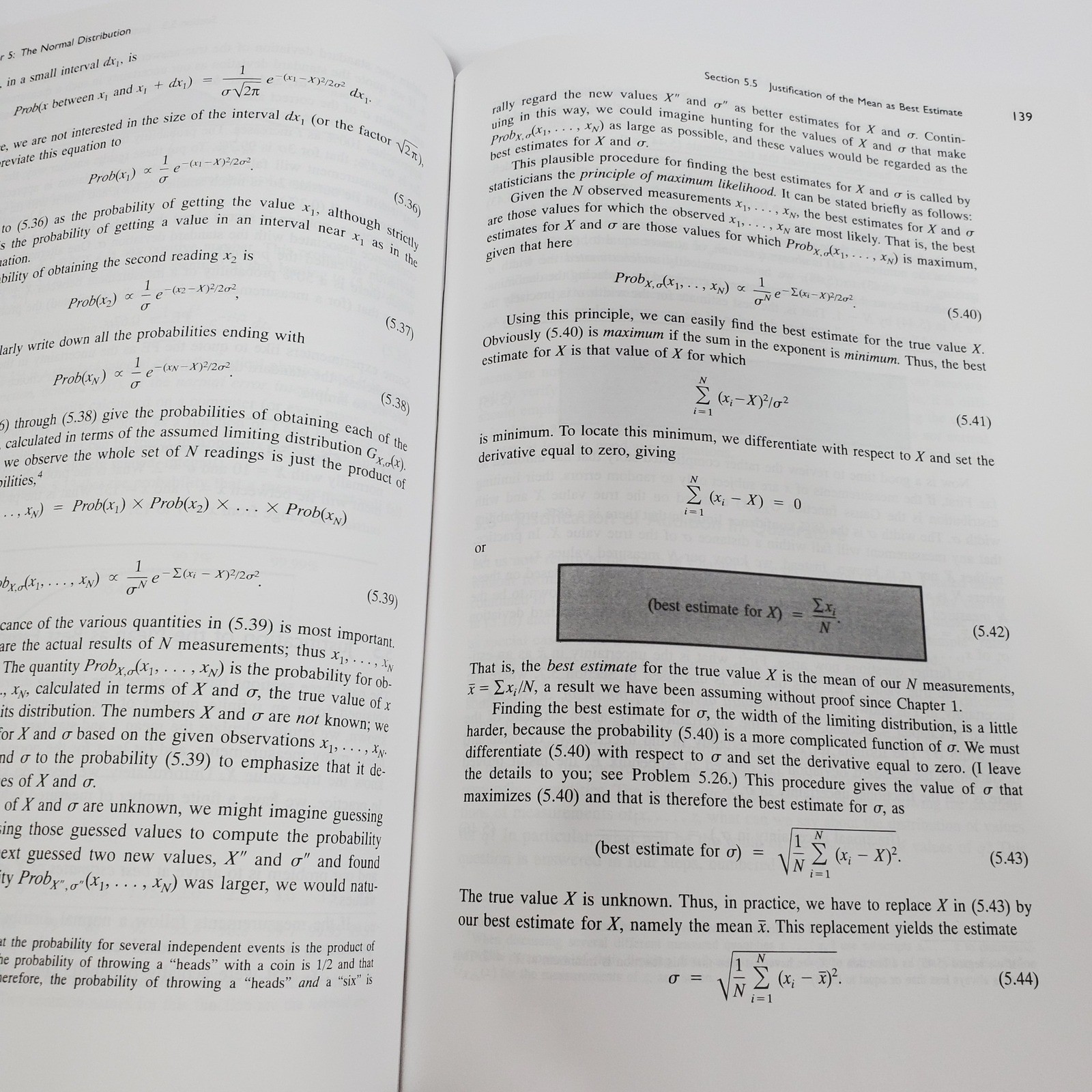 Introduction to Error Analysis Hardcover John R. Taylor Second Edition HC Book