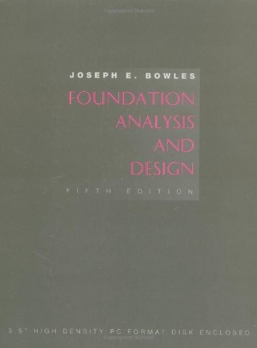 Foundation Analysis and Design