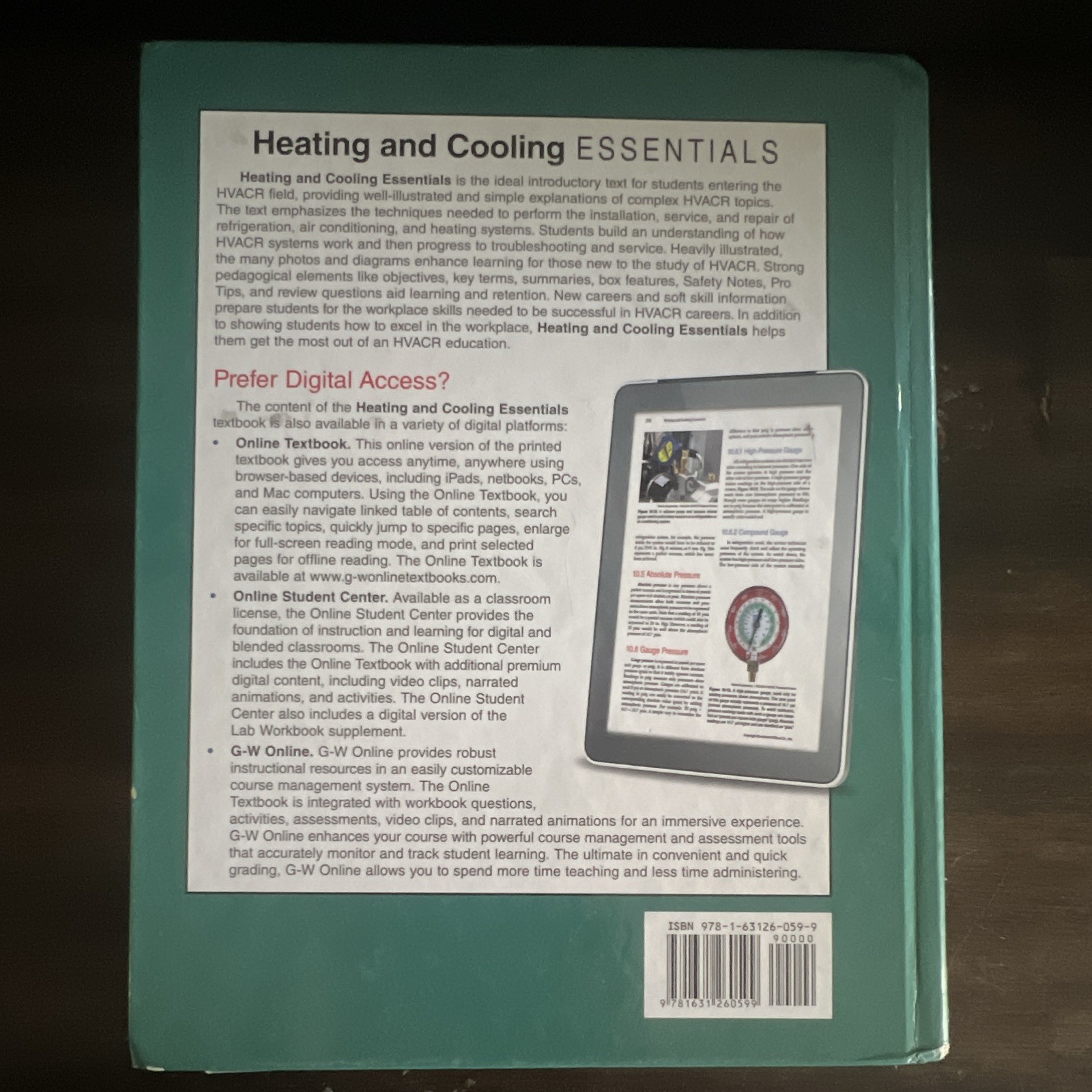Heating and Cooling Essentials 4th Ed Hardcover 2019 Killinger Crawshaw