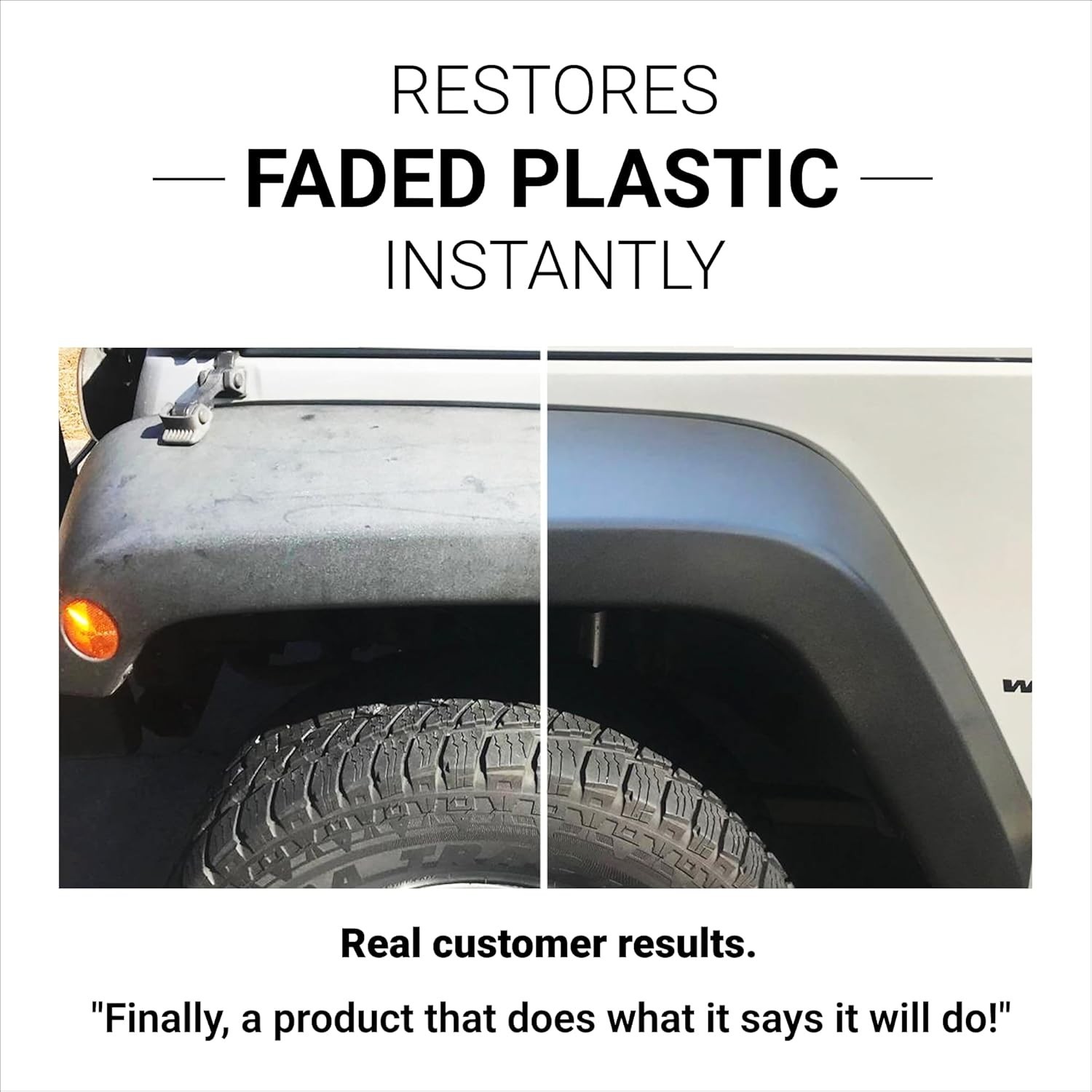 8 Oz Plastic Restorer Kit | Revive Rubber and Vinyl with Water-Repellent Formula