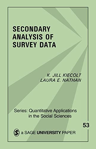 Secondary Analysis of Survey D – VERY GOOD