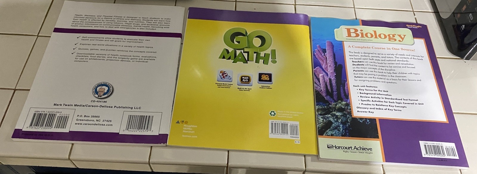 Homeschooling Textbook Paperback Lot