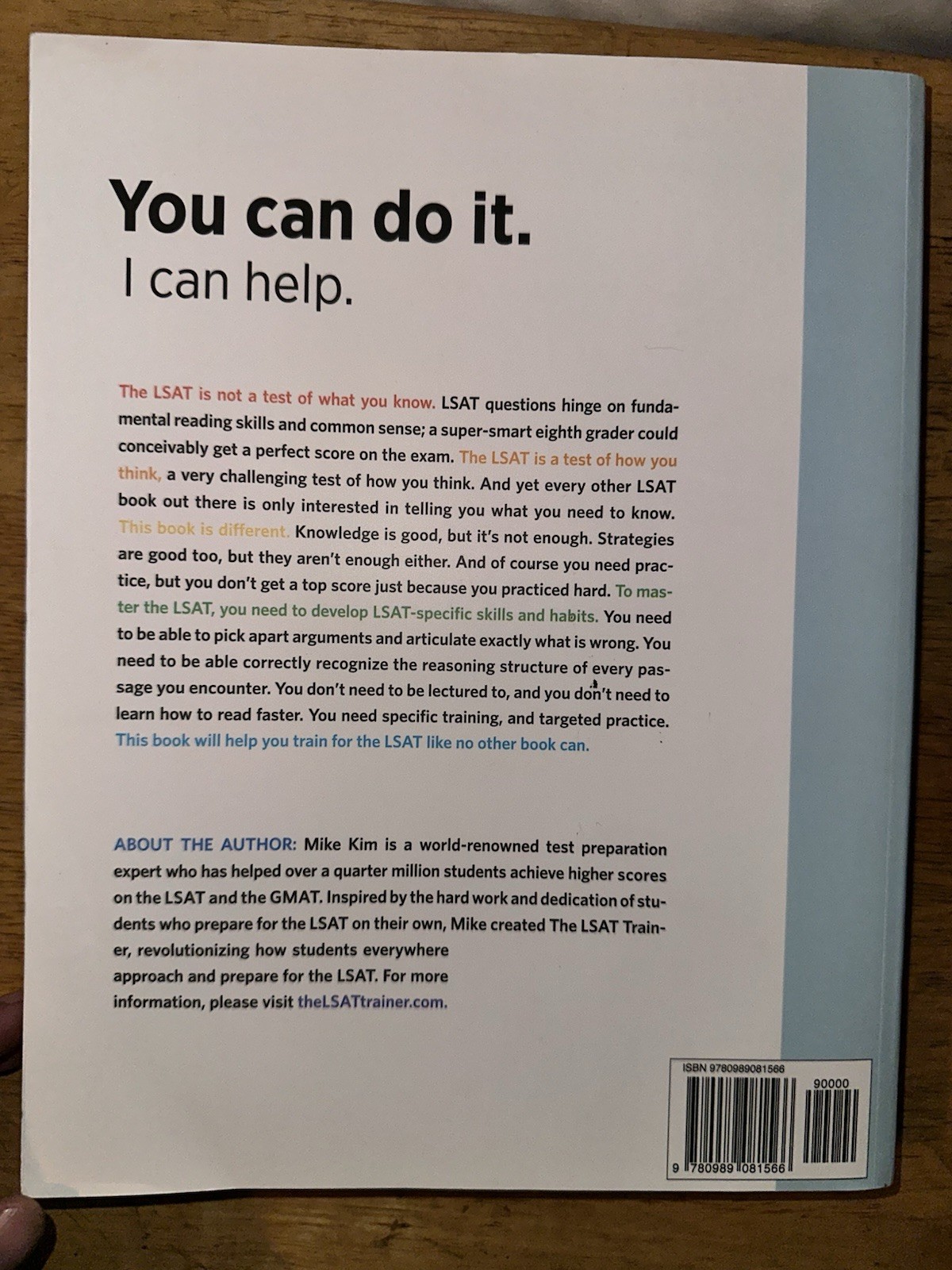 LSAT Trainer : A Remarkable Self-Study Guide for the Self-Driven Student
