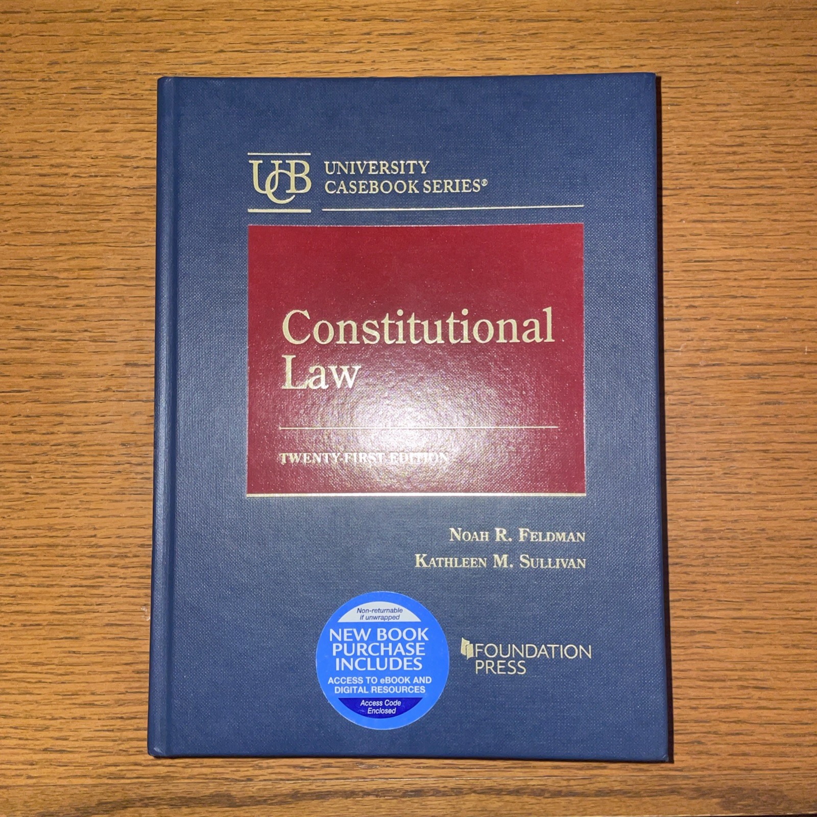 Constitutional Law (University Casebook Series) 21st Twenty-First Edition