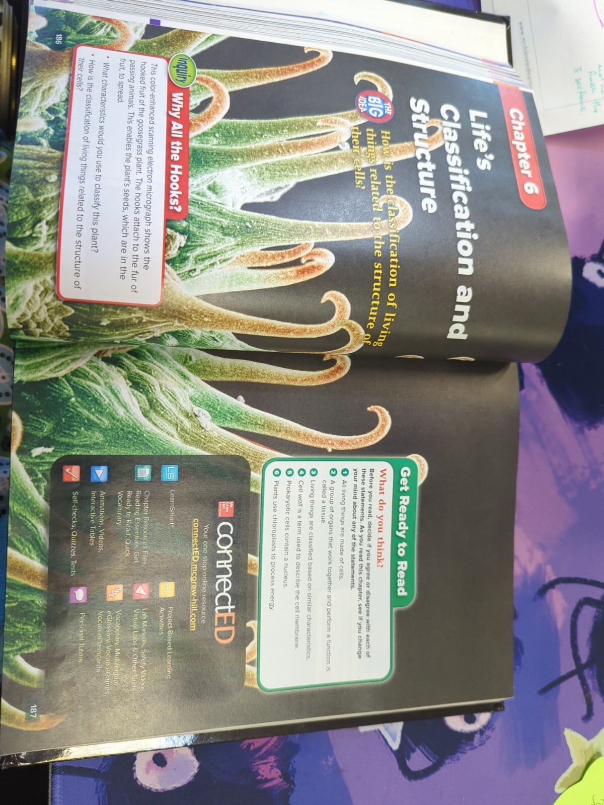 School Issued Science Textbooks