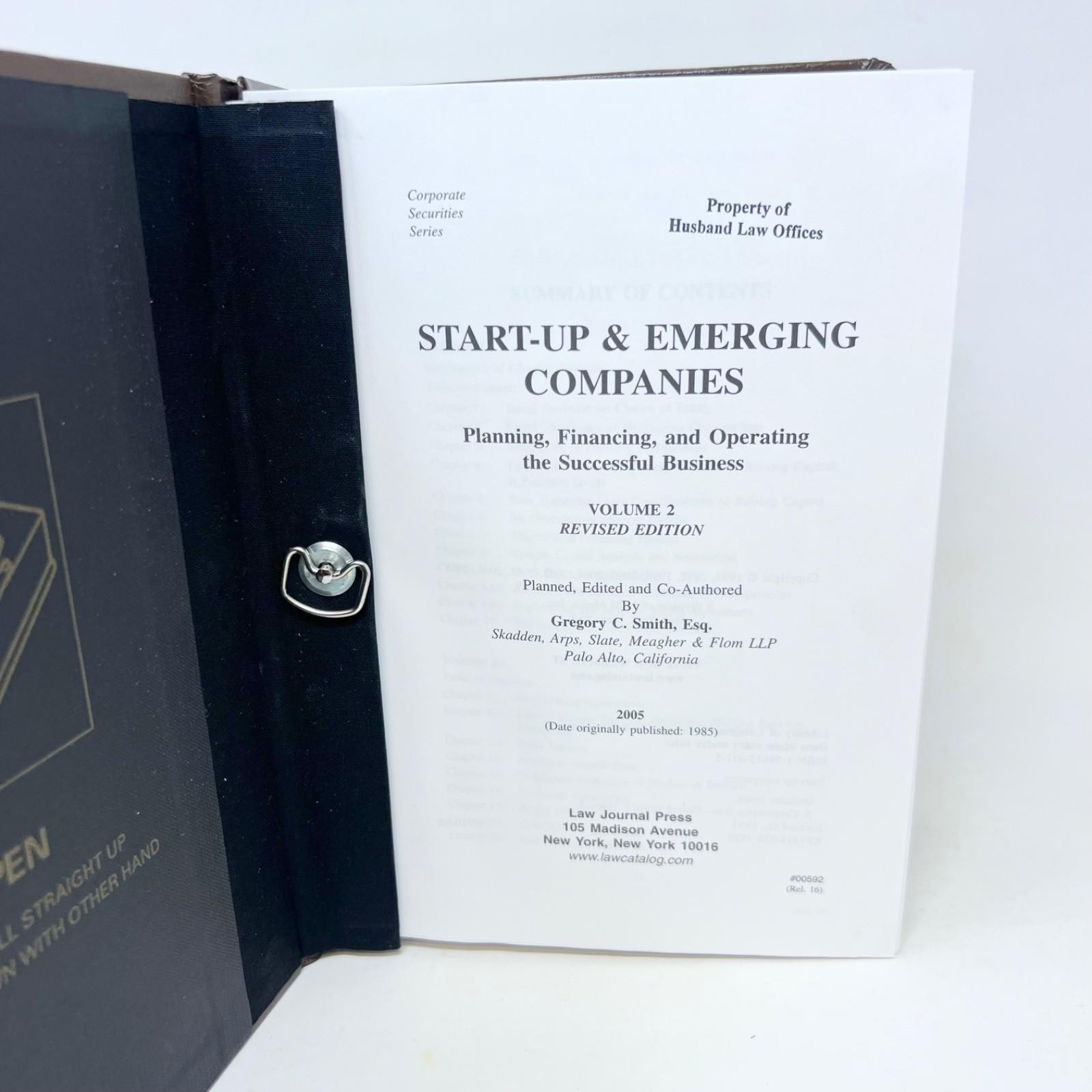 Start-Up & Emerging Companies: Planning, Financing, and Operating the Successful