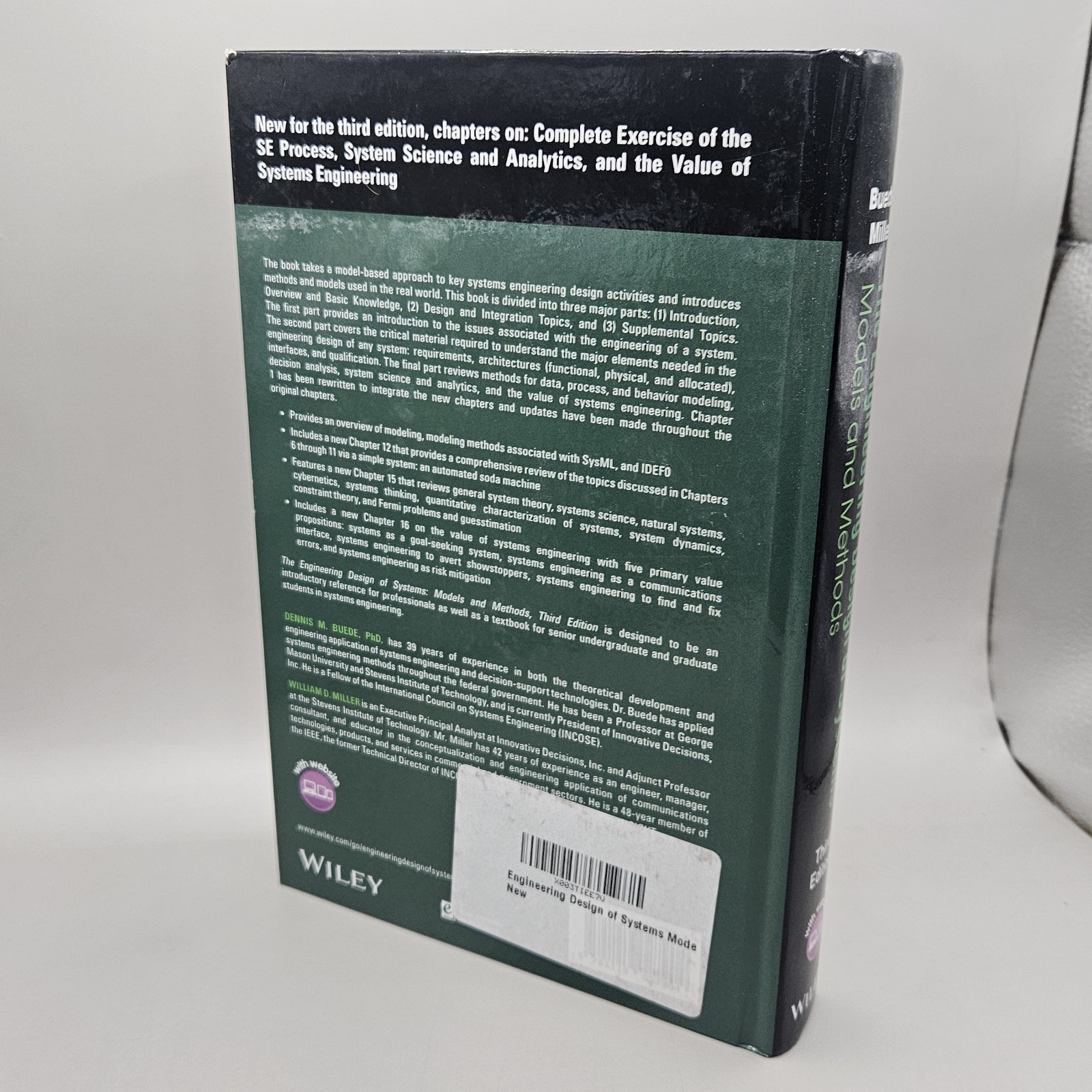 Engineering Design of Systems by Dennis Buede 2016 HC