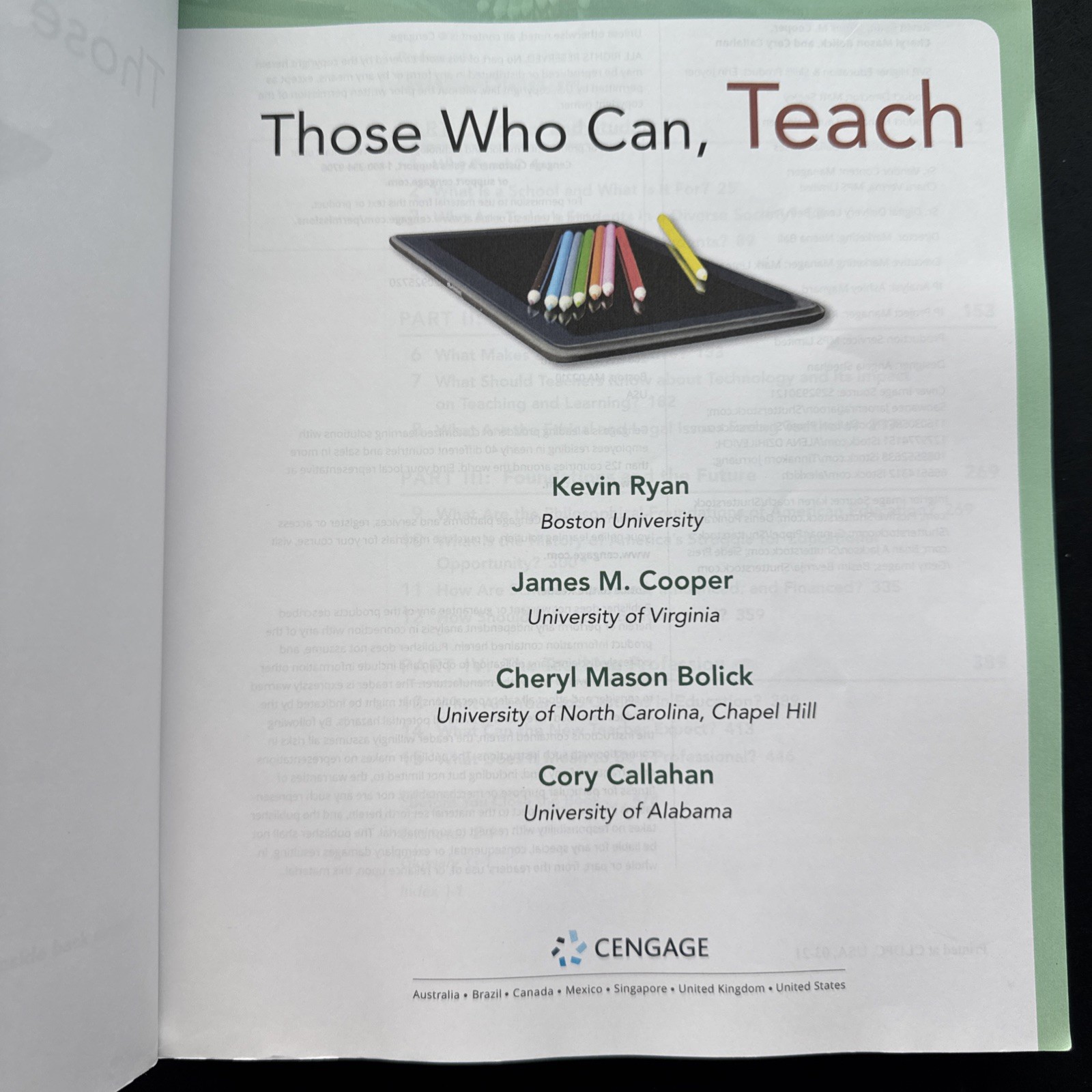 Mindtap Course List Ser.: Those Who Can, Teach by James Cooper, Cheryl Mason…