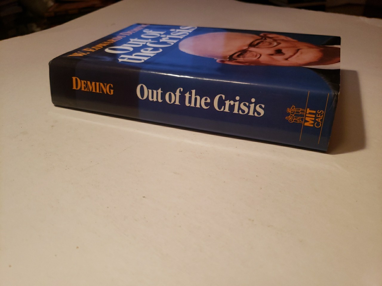 Out of the Crisis by Deming, W. Edwards Hardcover Book 22nd Printing 1994