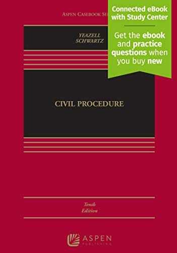 Civil Procedure (Aspen – Hardcover, by Yeazell Stephen C.; – Very Good t