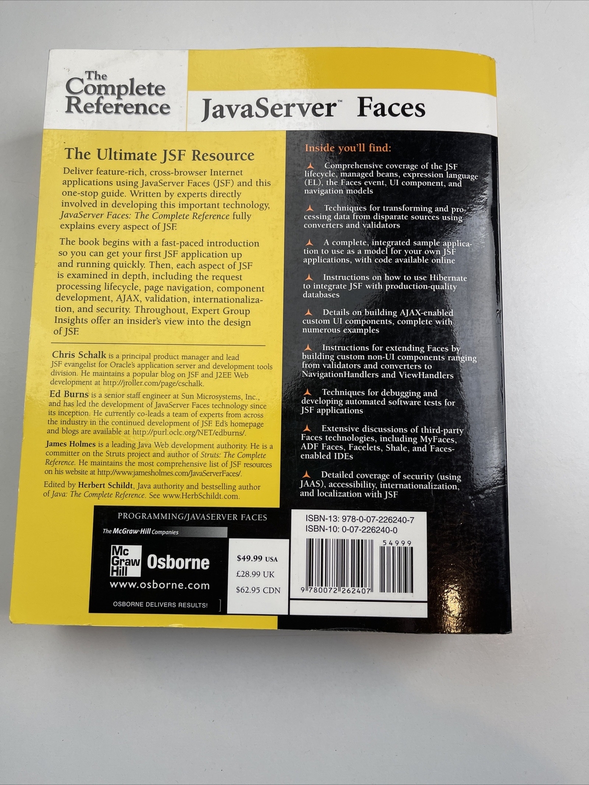 JavaServer Faces: The Complete Reference [Complete Reference Series]