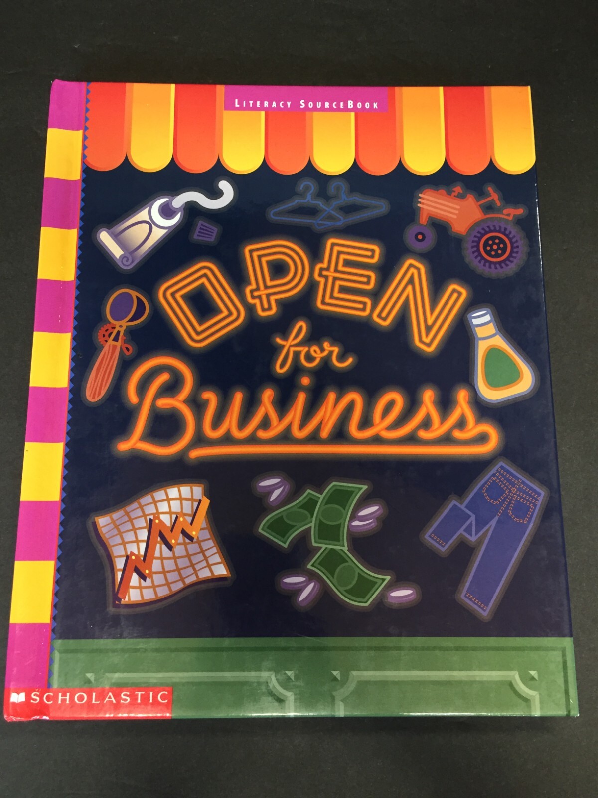Literacy Source Book Open For Business Scholastic Hardback 6th Grade Level 6-3
