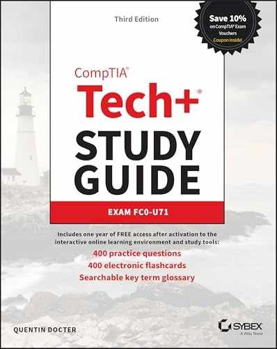 CompTIA Tech+ Study Guide: Exam – Paperback, by Docter Quentin – Very Good
