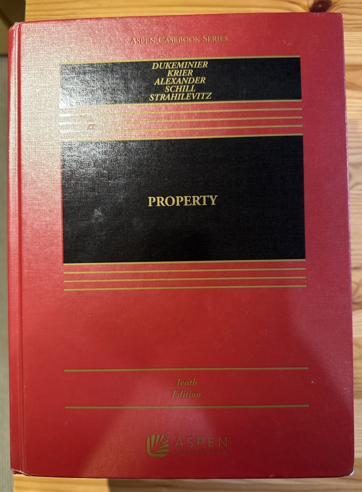 Aspen Property Tenth Edition Casebook Series HC Dukeminier Krier