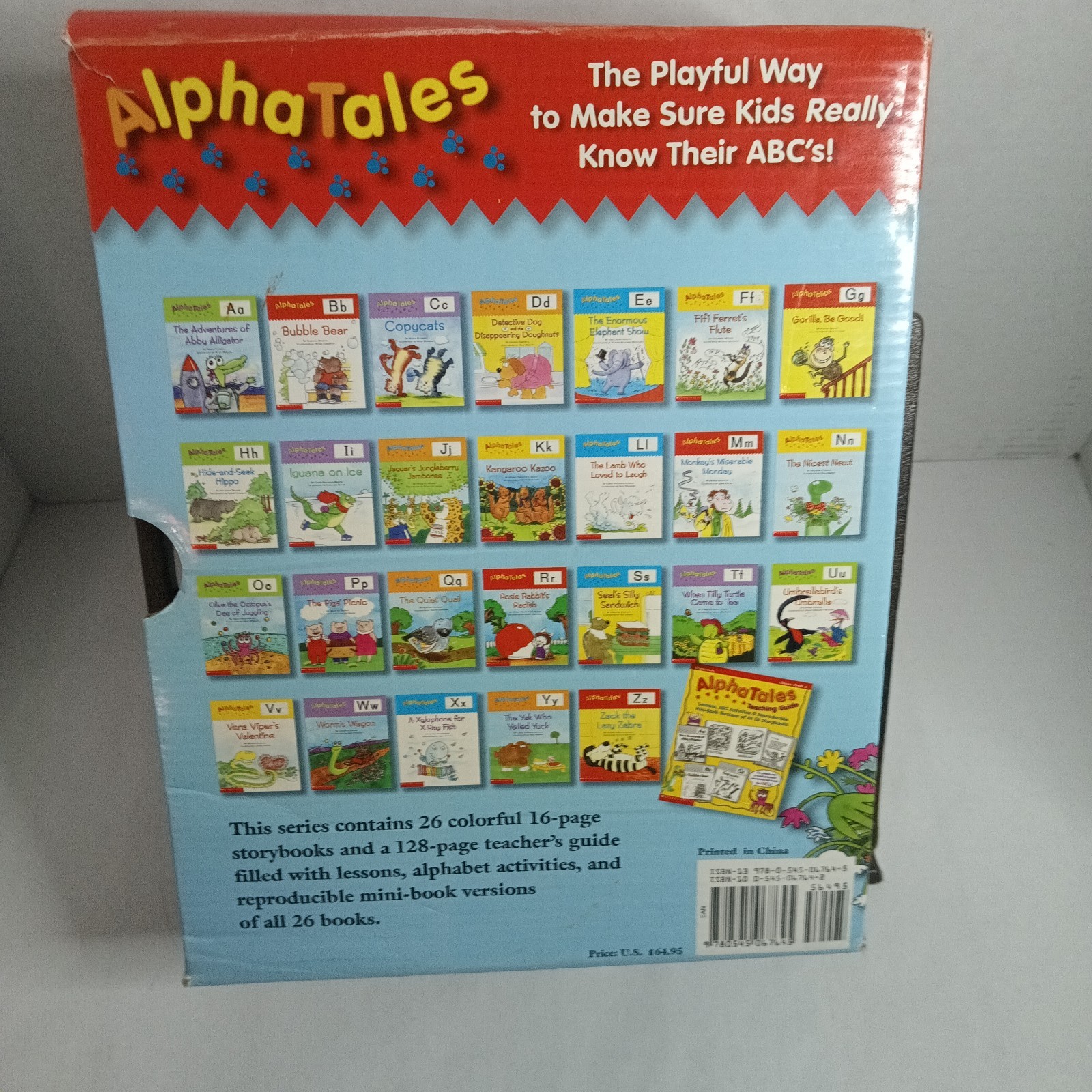 Scholastic Alpha Tales Pre-K Learning Library 26 Book Set – No Teachers Guide