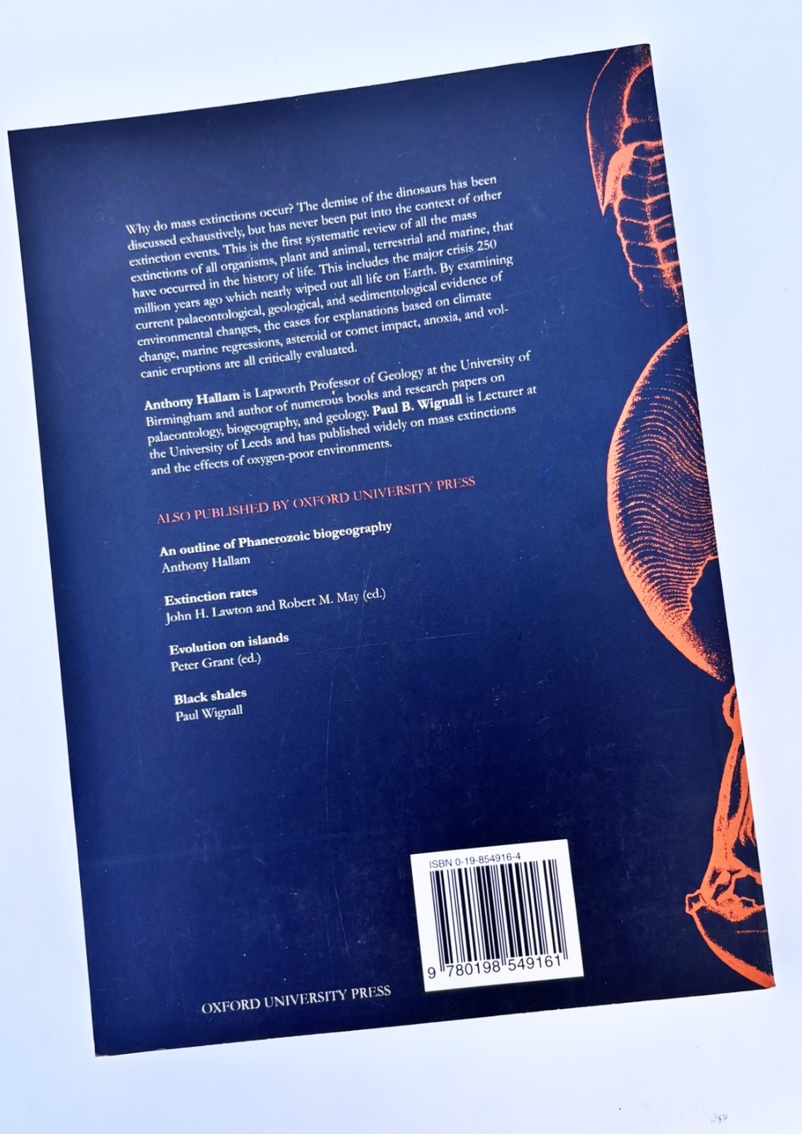 Mass Extinctions and Their Aftermath by A Hallam & P B Wignell