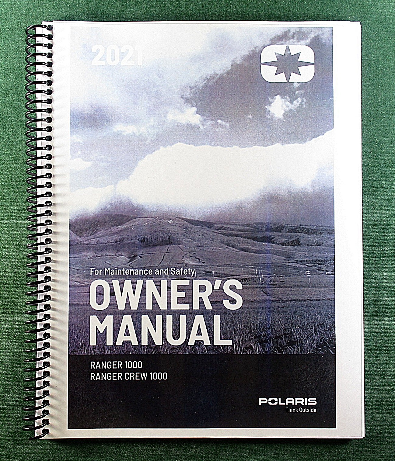 2021 Polaris Ranger 1000 Owner’s Manual: Full Color & Protective Covers!