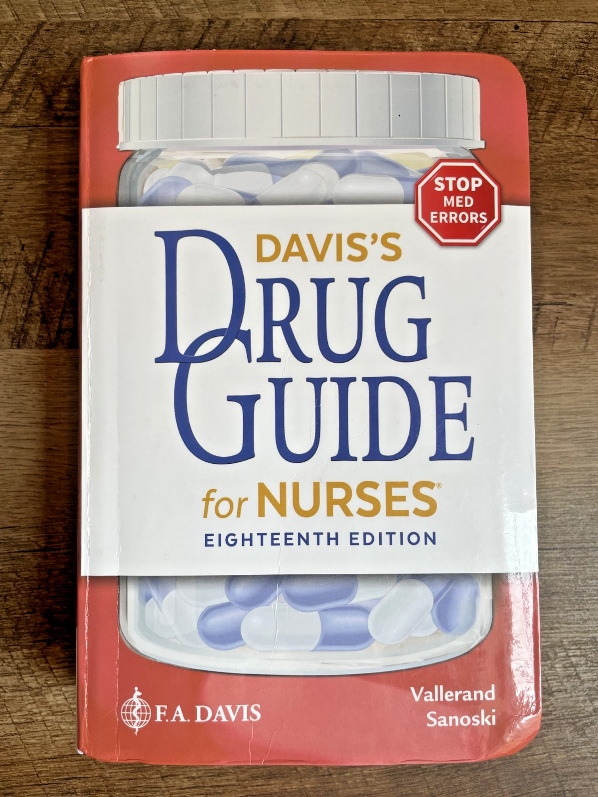 Davis’s Drug Guide for Nurses – 18th edition, 2021 – Very Good Condition
