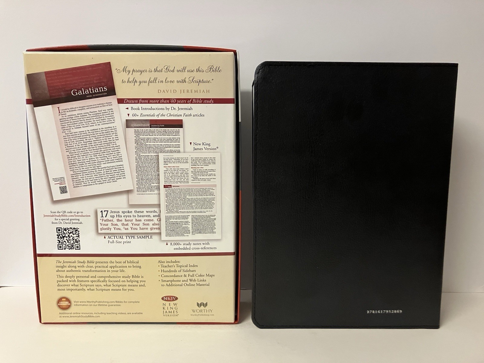 The Jeremiah Study Bible NKJV Black LeatherLuxe 2013 Cedarville University